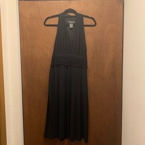 Size 14 black halter-like dress Jones Wear